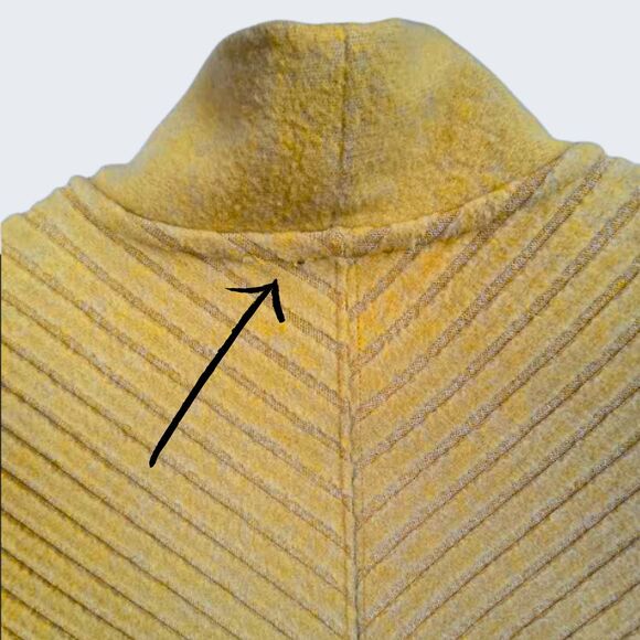 Anthropologie Saturday Sunday Cardigan Sweater Fleece Soft Mustard Yellow XS - Picture 3 of 8